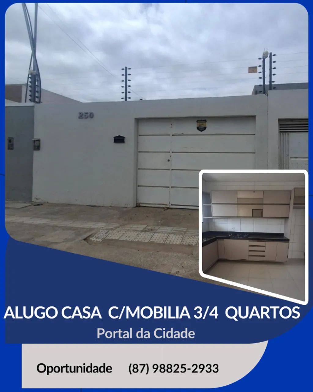 Casa 3/4 com suíte, vaga ate 3 carros, armário planejado  Bairro Portal da Cidade