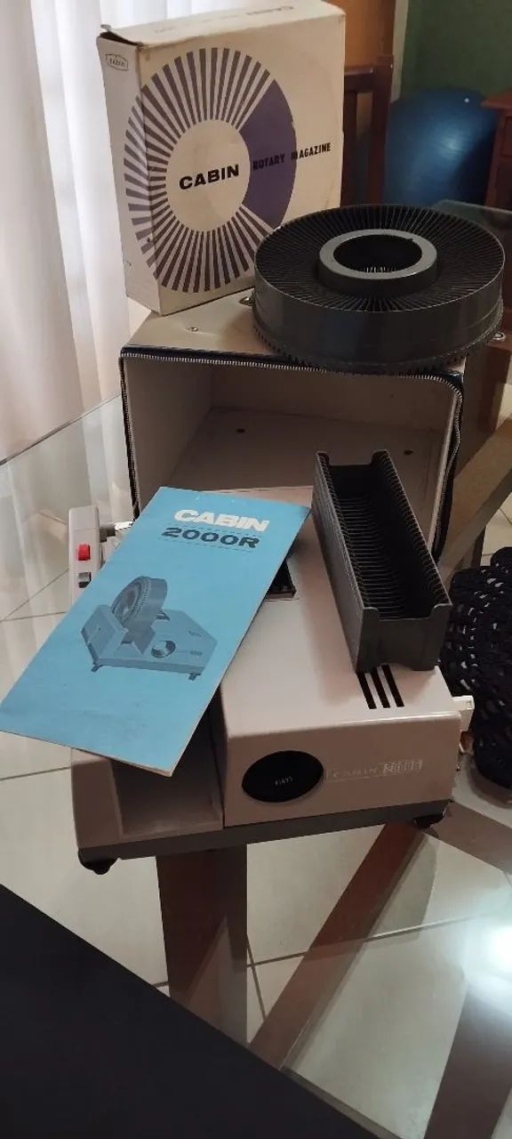 Projetor cabine 2000 relíquia com manual - Foto 2