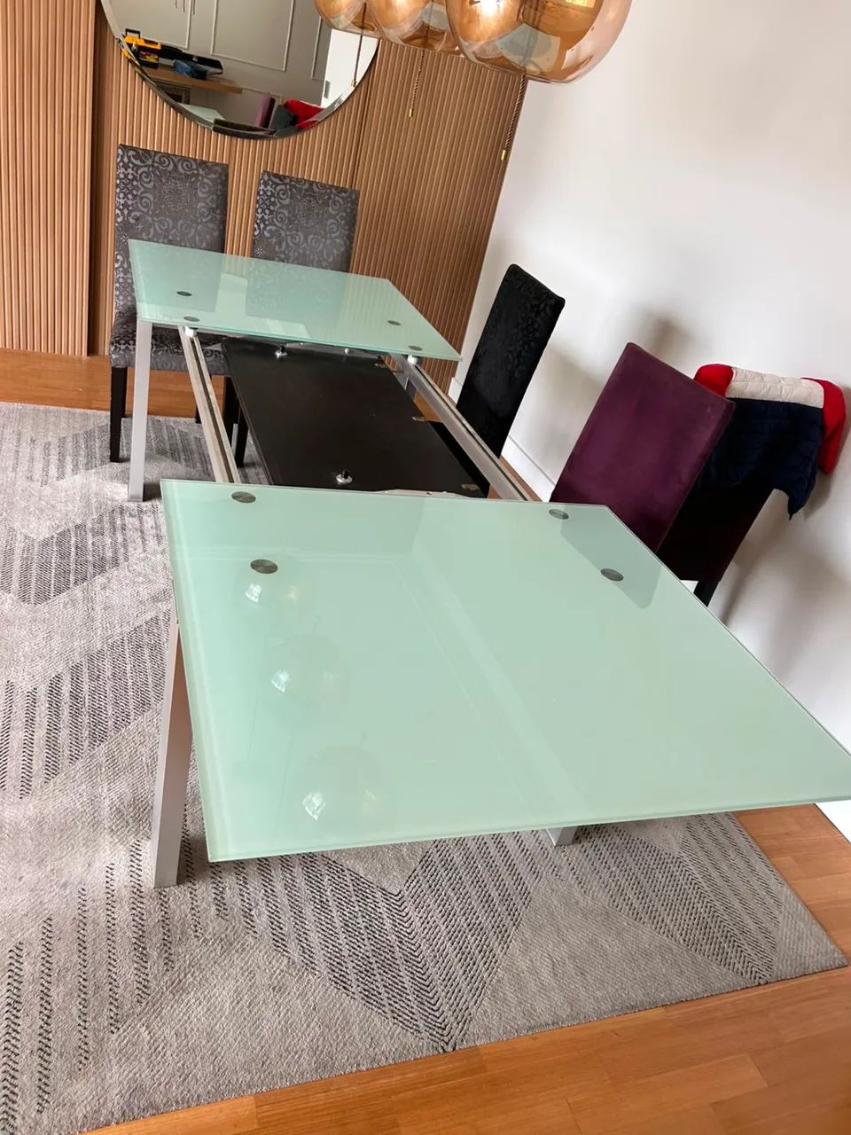 Mesa de jantar retangular Marca Walmer - expansível - Foto 5