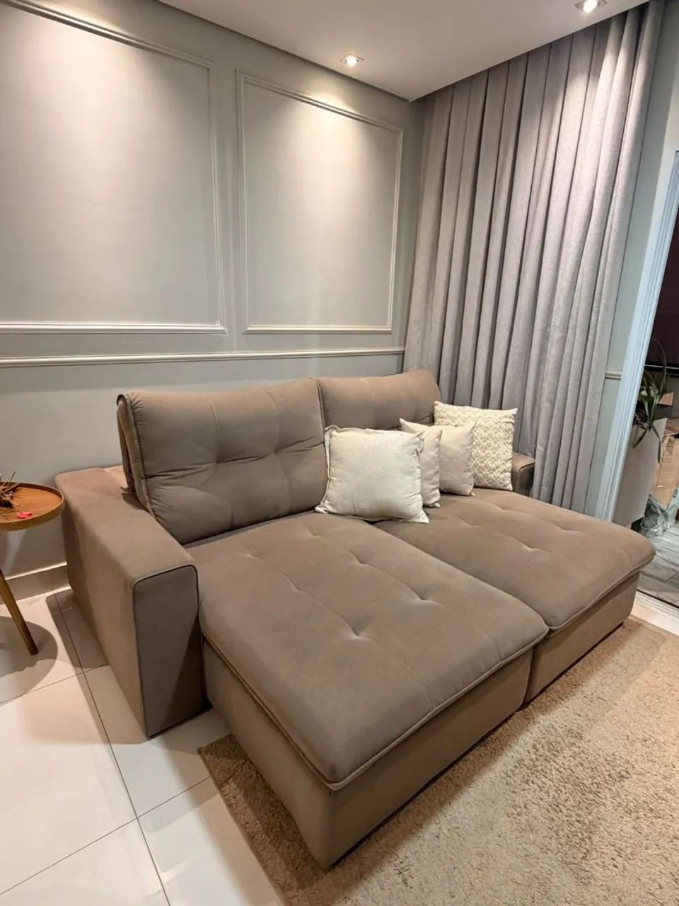 Sofa retrátil seminovo 225 X 180