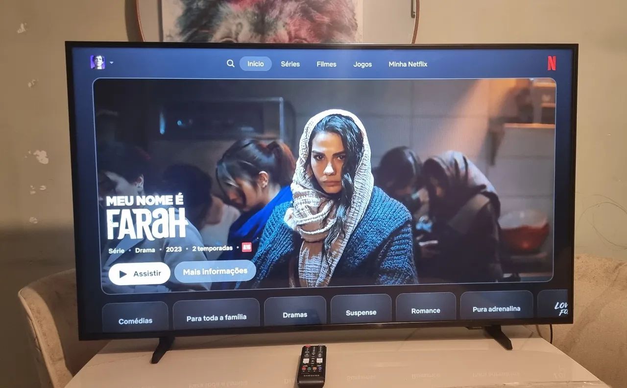 Tv smart Samsung 43" Polegadas - XBOX integrado - Bluetooth - HDR - Bordas infinita  - Foto 5