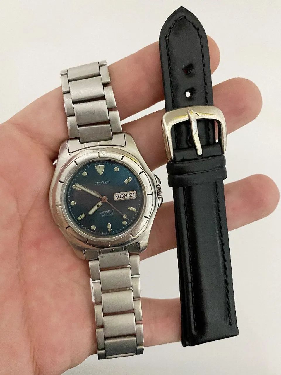 Relógio Citizen Sapphire quartz. - Foto 4