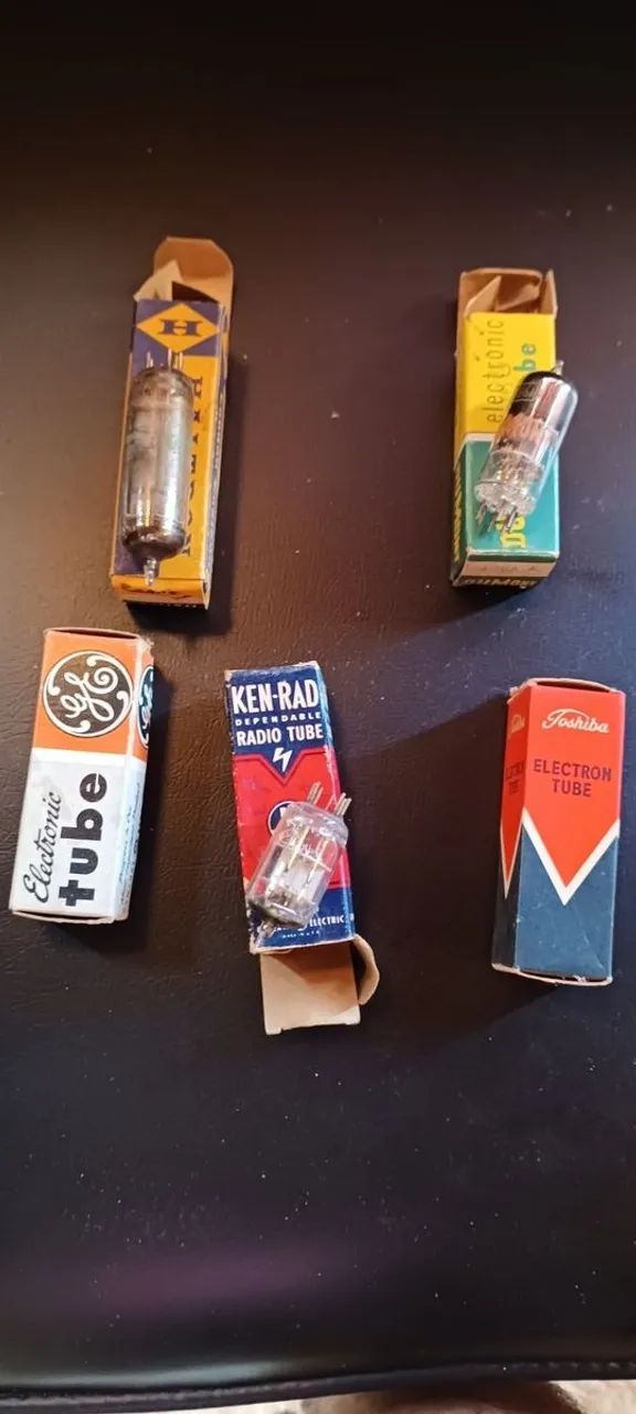 tubos de rádio antigos. decoração/vintage. raridade - Foto 2
