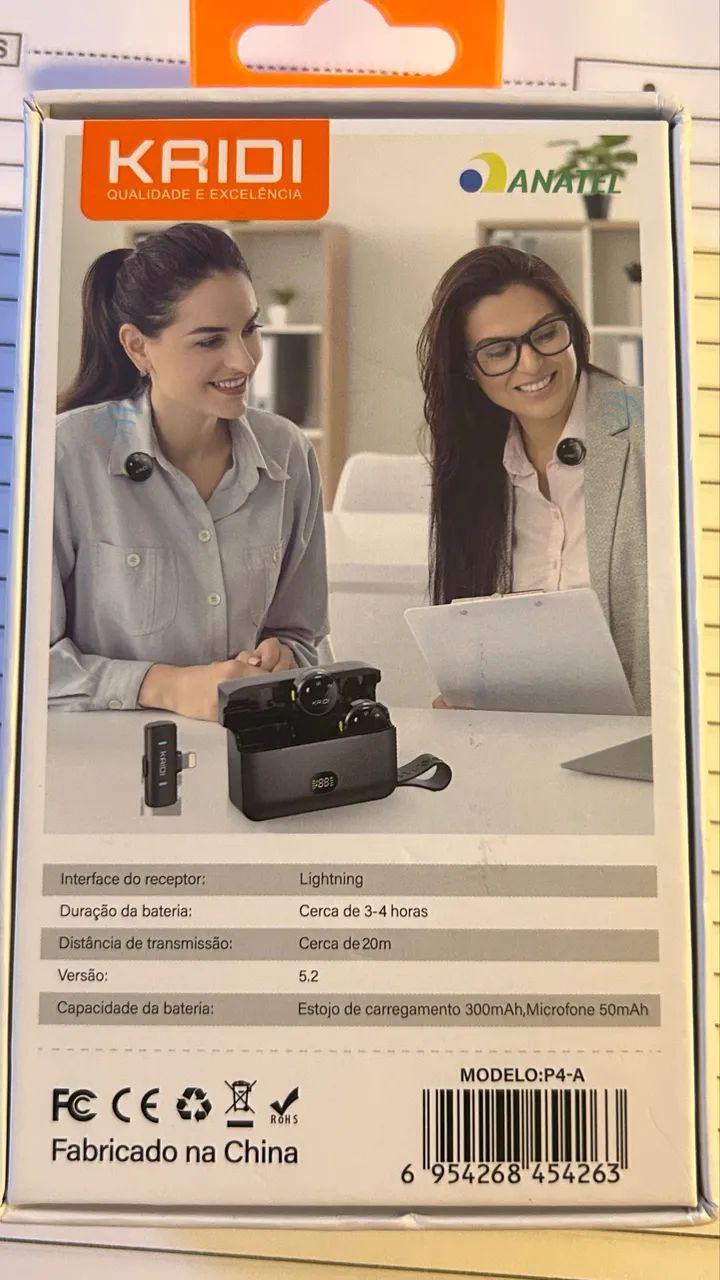 Microfone de lapela  - Foto 3