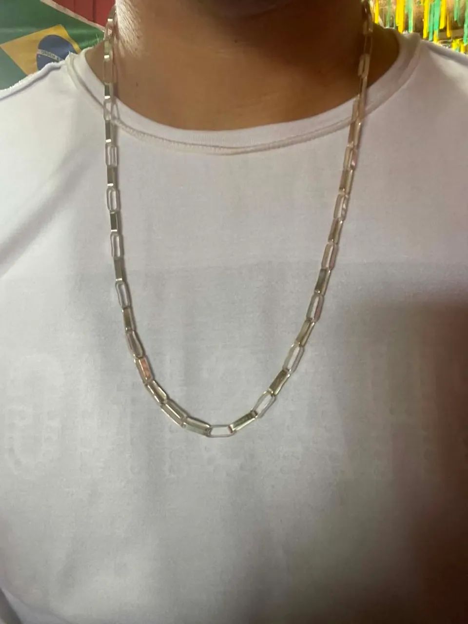 Cordão de prata top 