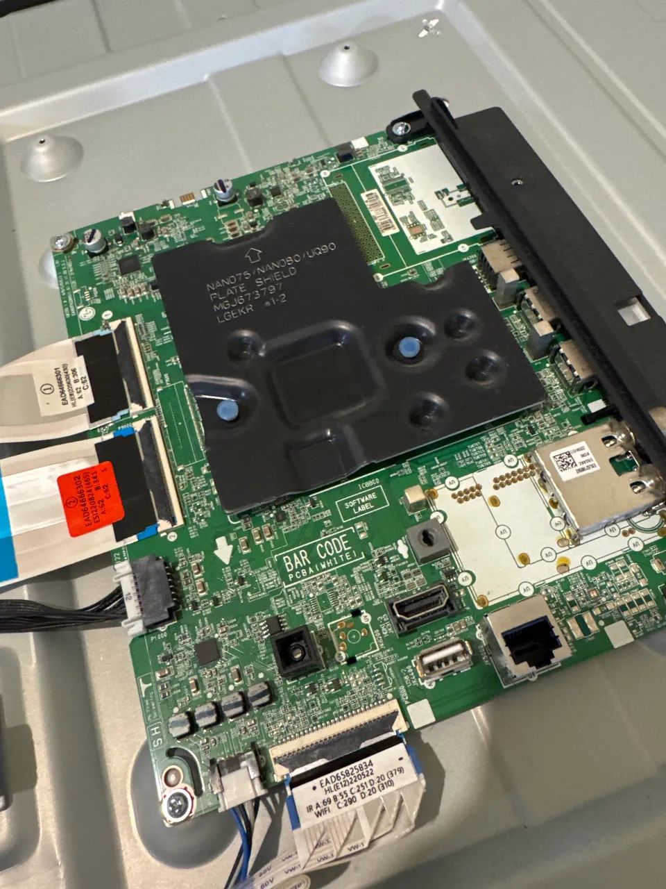 LG NanoCell 50NANO75SQA 50? 4K - Liga Normal - Tela trincada - Som OK - Foto 3