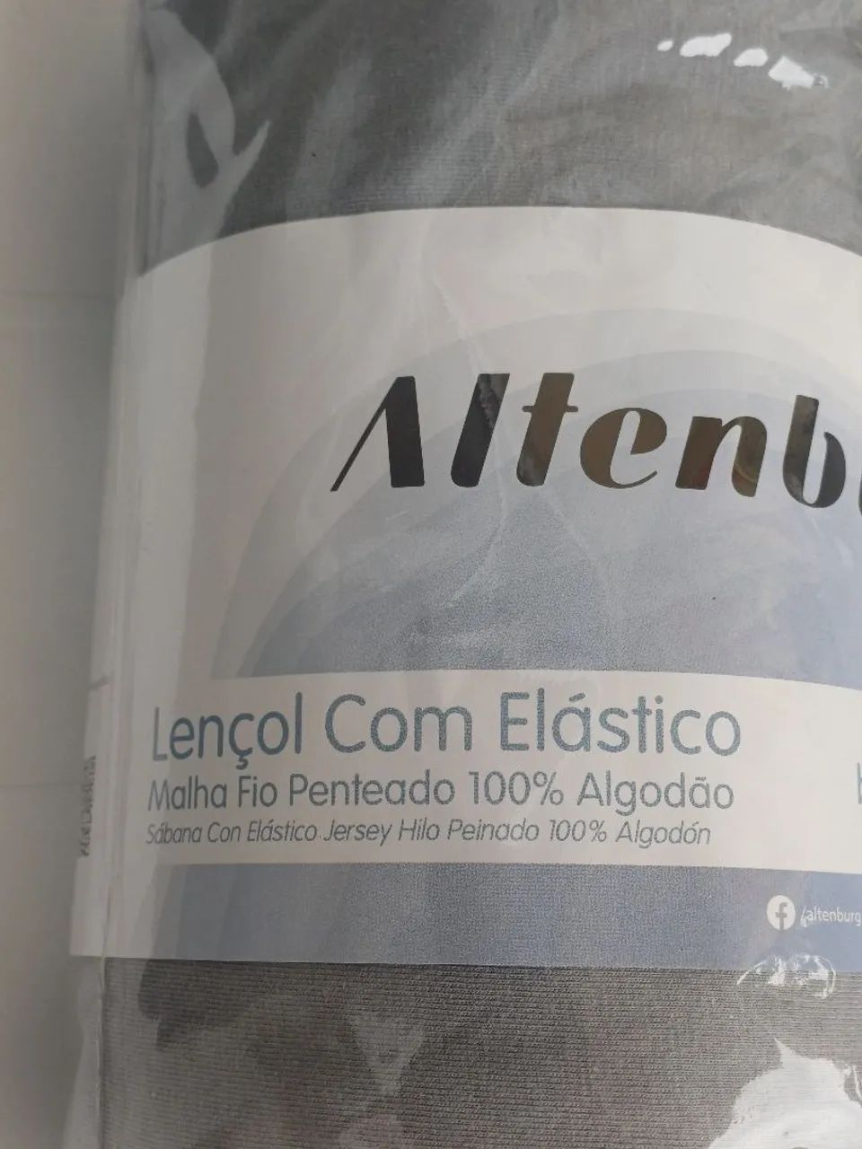 Lençol de Solteiro com Elástico 100% Algodão | Novo - Foto 3