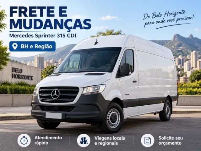Frete e Mudanças em BH e Região | Sprinter 315 CDI