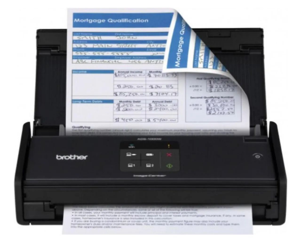 Scanner Digitalizadora Brother 1000ADS