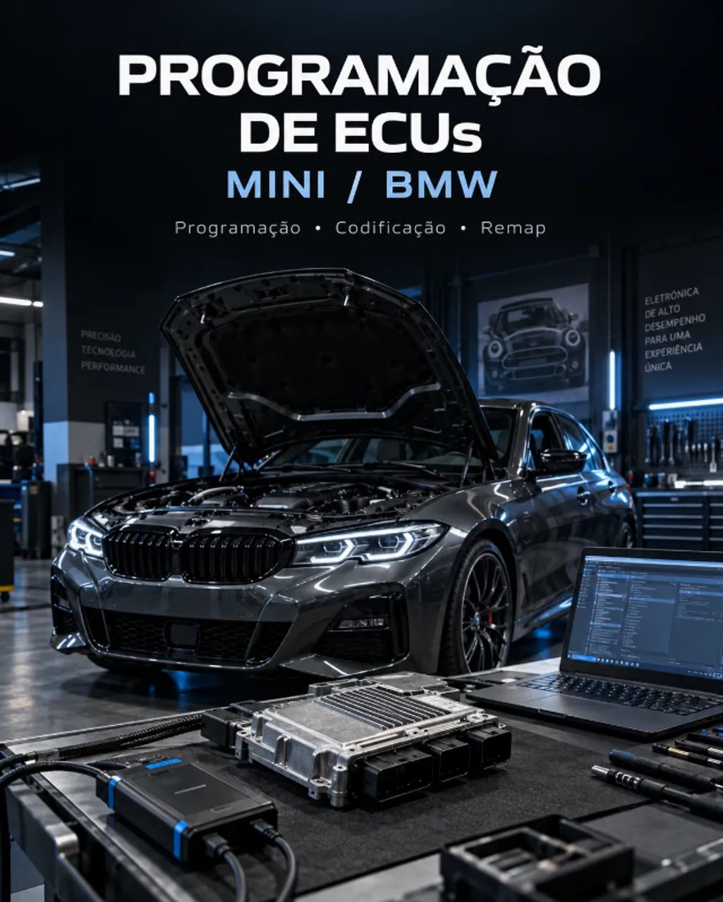 BMW Tuning Codificação Coding Remap Partida Remota