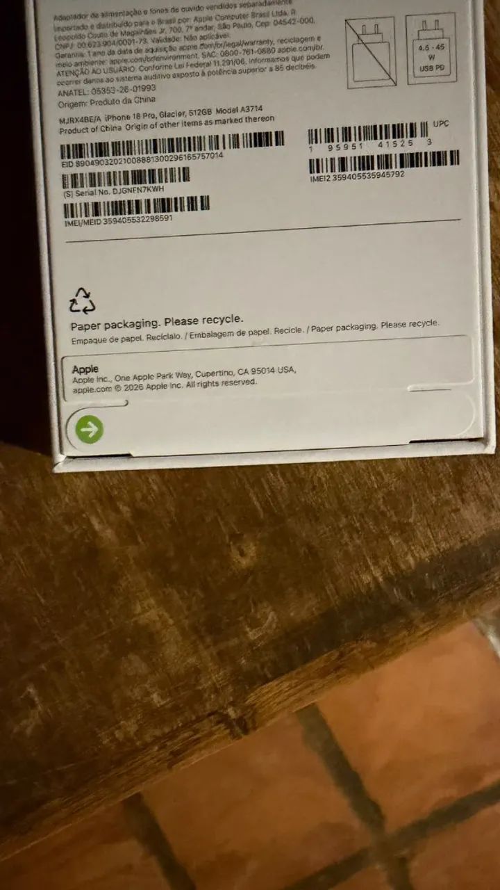 Apple Iphone18pro 512gb - Foto 3