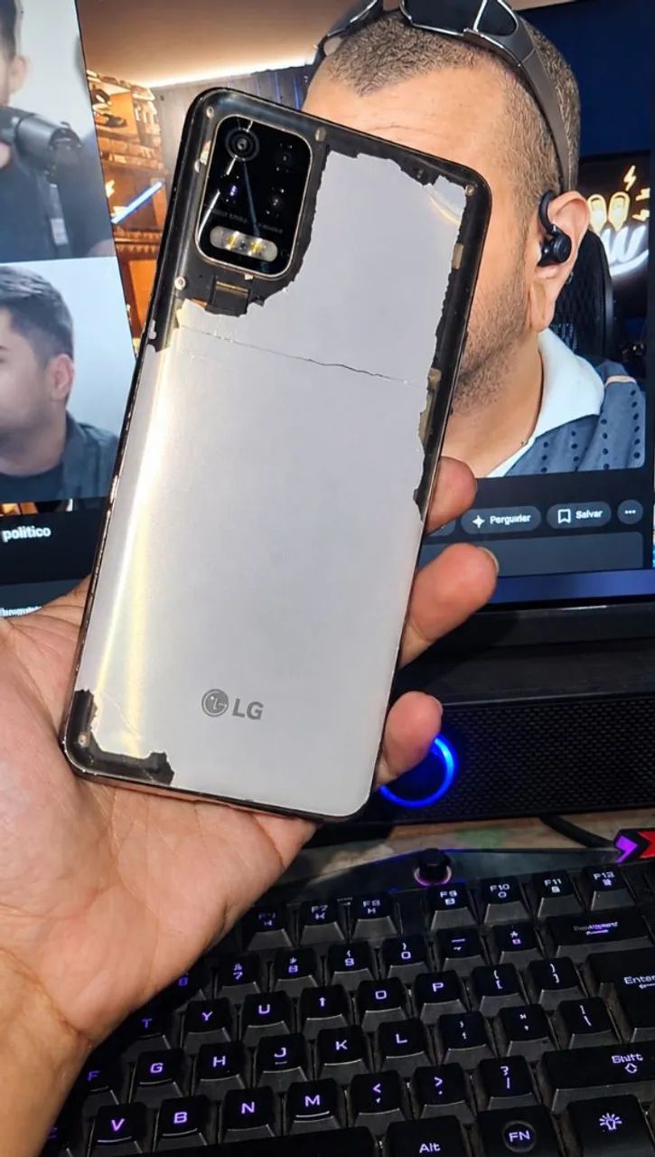 CELULAR LG K62 PLUS + FONE BLUETOOTH DE BRINDE  - Foto 2