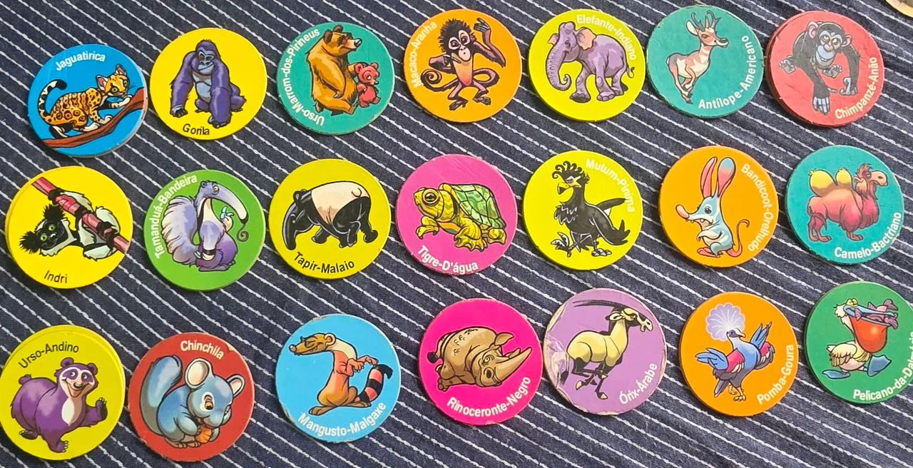 21 Tazos Animais em extinção Ping Pong - Foto 2