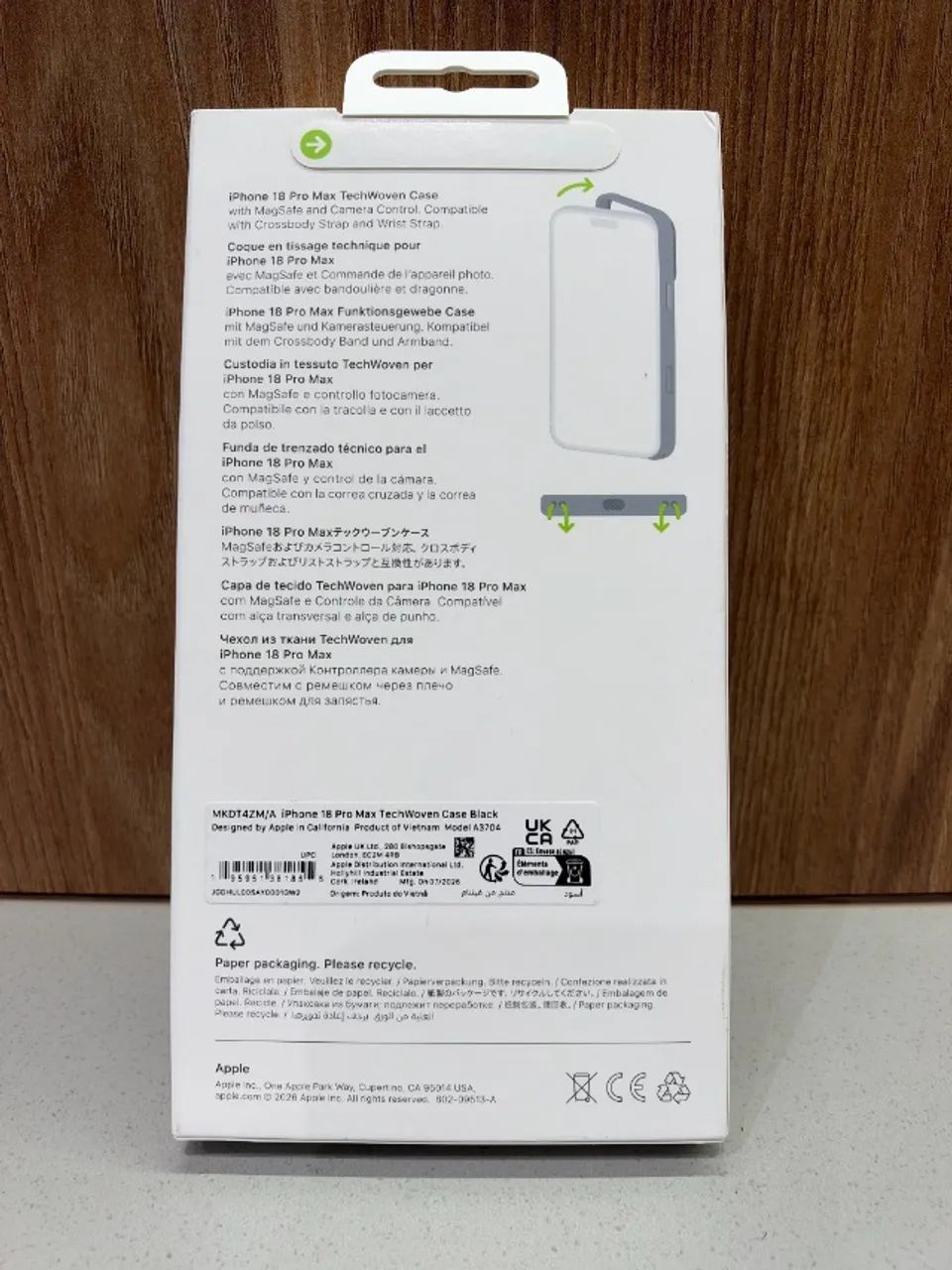 Capa iPhone 18 Pro Max - TechWoven - Preto - Foto 2
