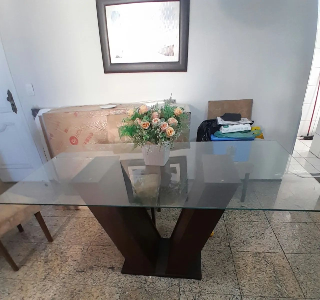 Mesa de jantar de vidro - Foto 3