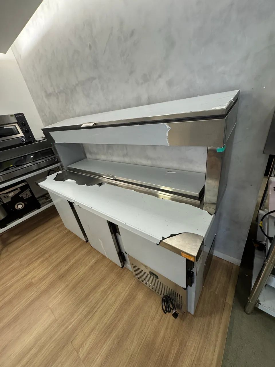 Bancada refrigerada Condimentadora dupla 2,00m nova  - Foto 2