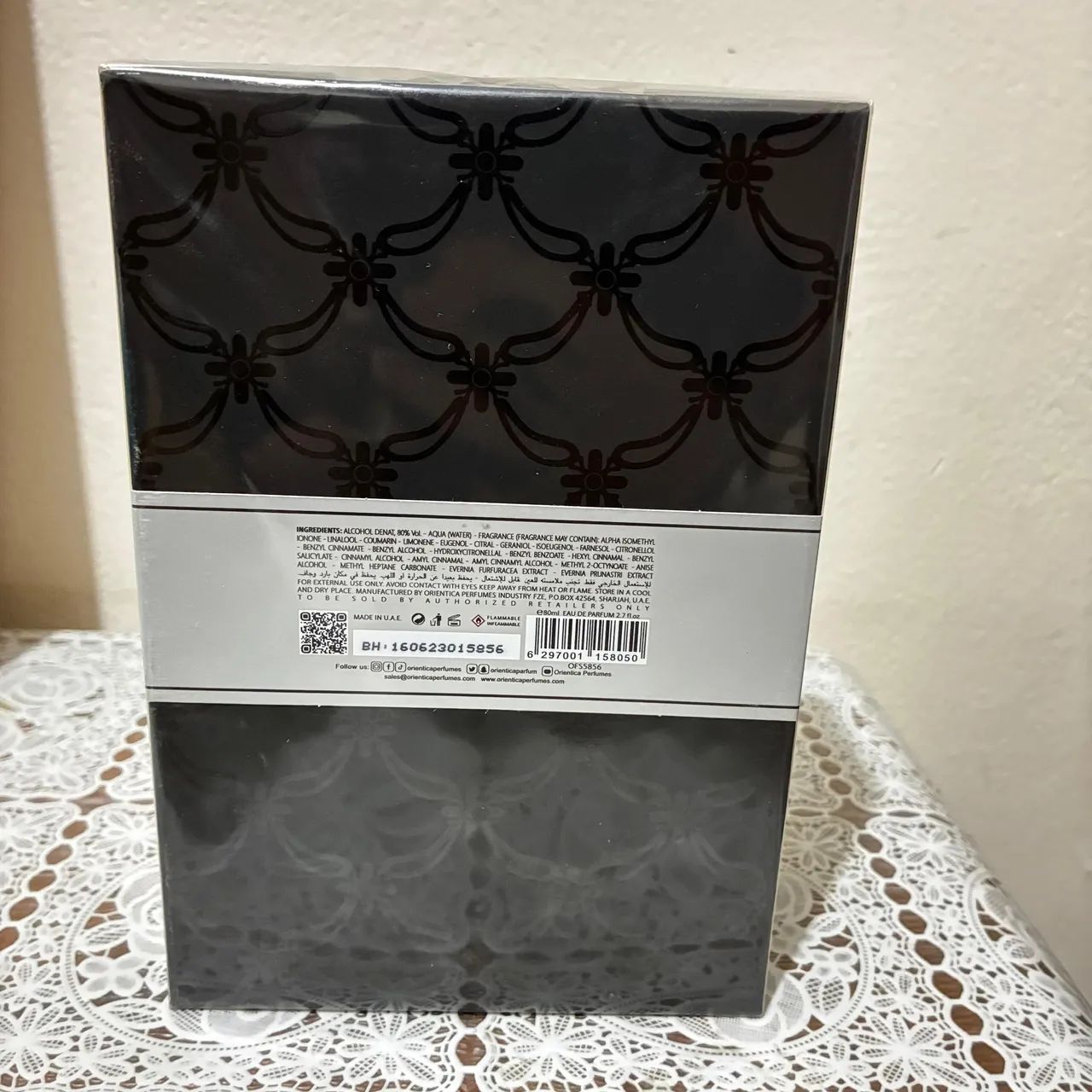 Perfume Orientica Noir Amber Eau de Parfum Unisex - Foto 3