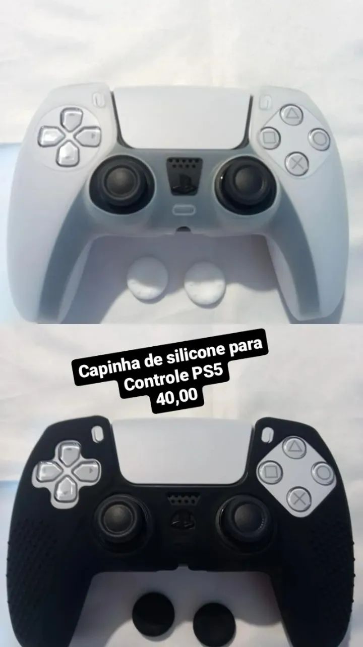 Capa silicone controle video game - Foto 3