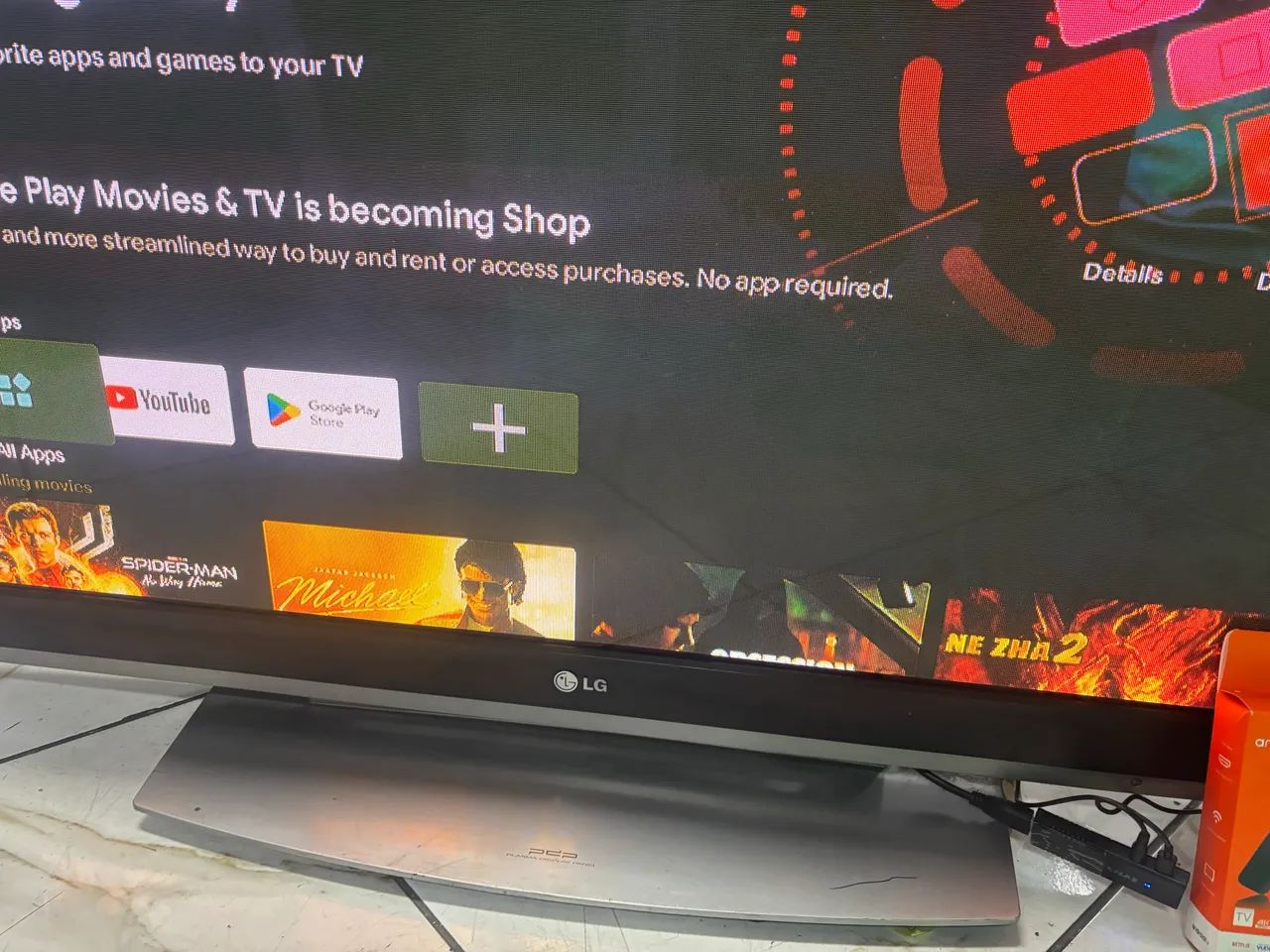 Tv LG 42 polegadas com Android stick  - Foto 4