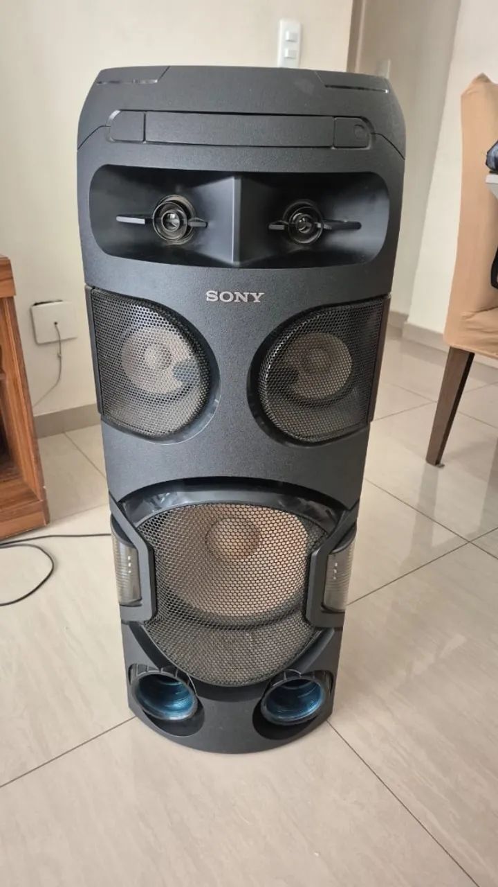 Mini System Sony MHC-V72D Preto Bluetooth (Usado)