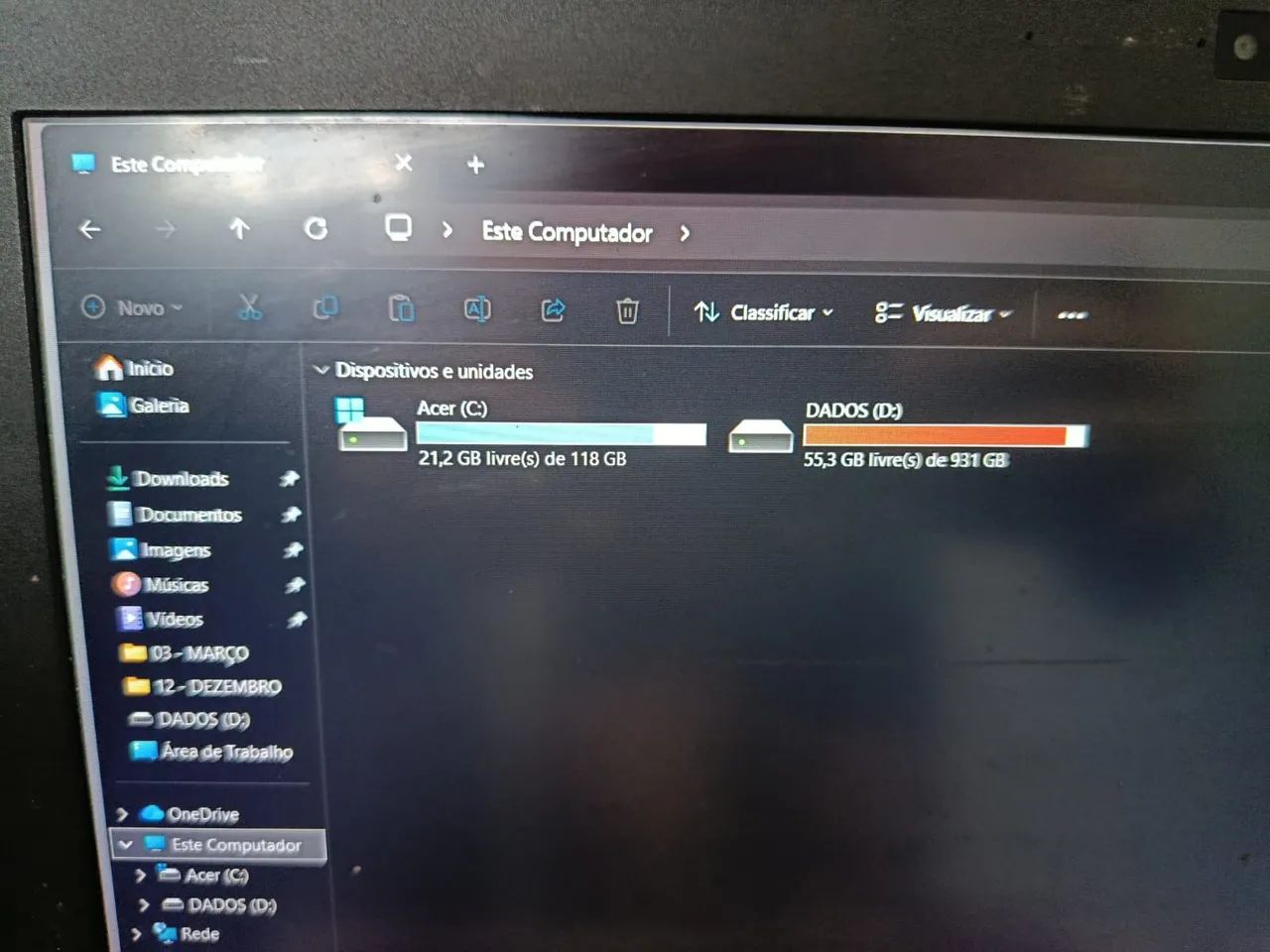 Notebook gamer Acer nitro 5