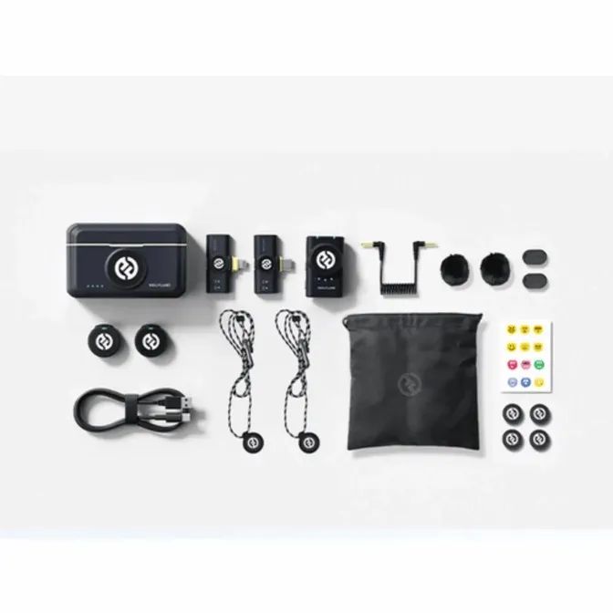 Microfone Lapela Hollyland Lark M2 Combo - Foto 5