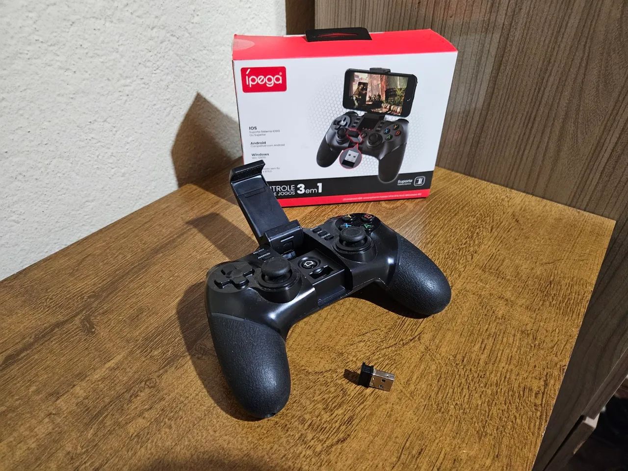 CONTROLE IPEGA MODELO PG-9076 PARA PS3/PS4/N-SWITCH/WINDOWS/ANDROID/IOS - Foto 3