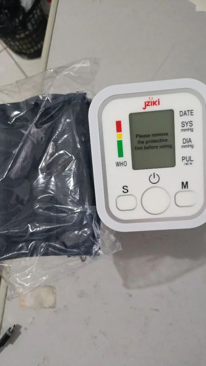 KIT SAUDE COM OXÍMETRO DE PULSO-ESFIGMOMANÔMETRO ELÉTRICO-TERMÔMETRO INFRAVERMELHO - Foto 3