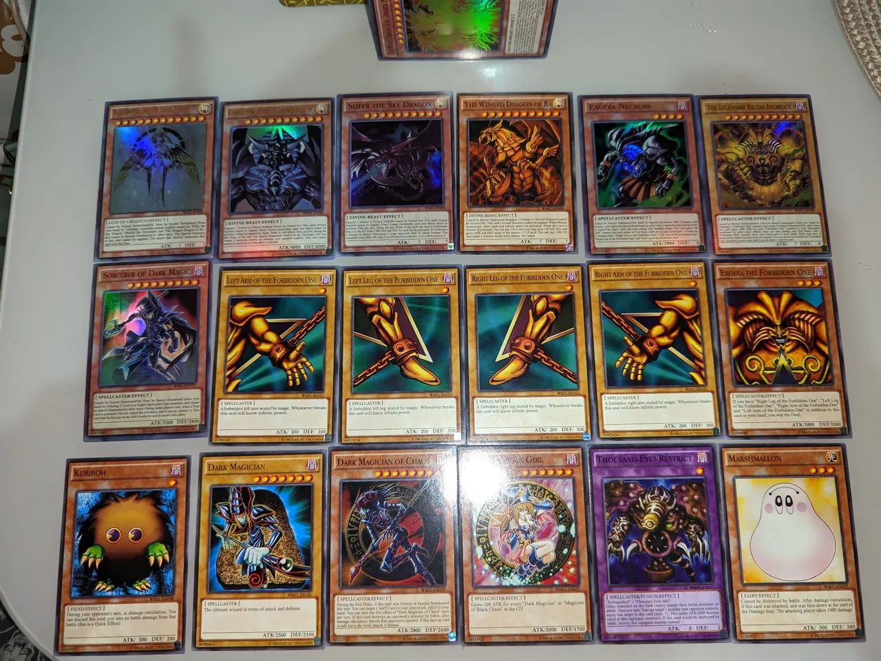 Deck Do Faraó Yu gi oh Anime com lata!