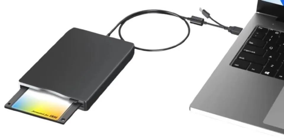 Unidade externa USB disquete de 3,5 polegadas (disco de 1,44 MB) p/ Windows (USB e USB-C)  - Foto 5