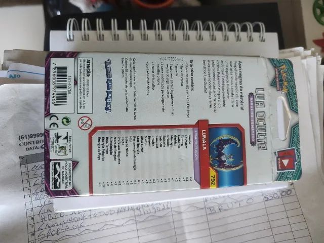 Pokémon Deck Sol E Lua Guardiões Ascendentes Lunala Lua Oculta - Copag Asas Negras do Mist - Foto 2