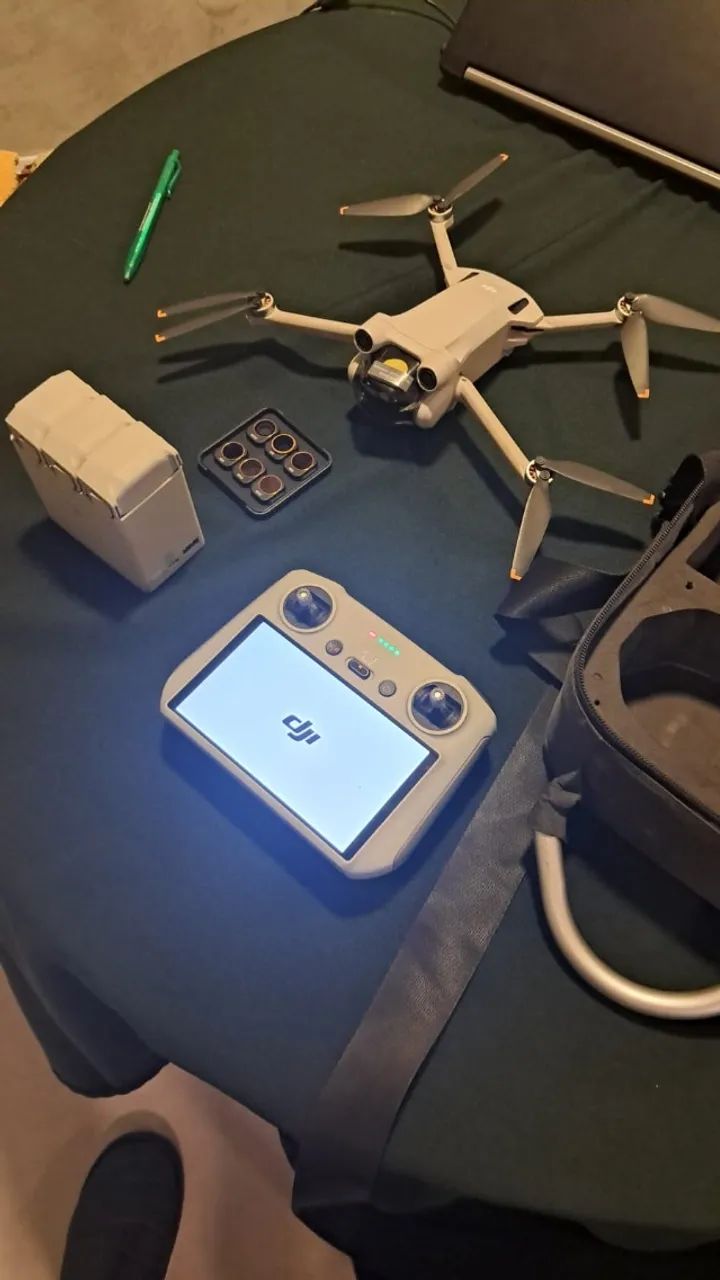 Drone DJI MINI 3  PRO  Controle RCI 03 Baterias Kit de Lentes Polarizadas e Case  - Foto 3