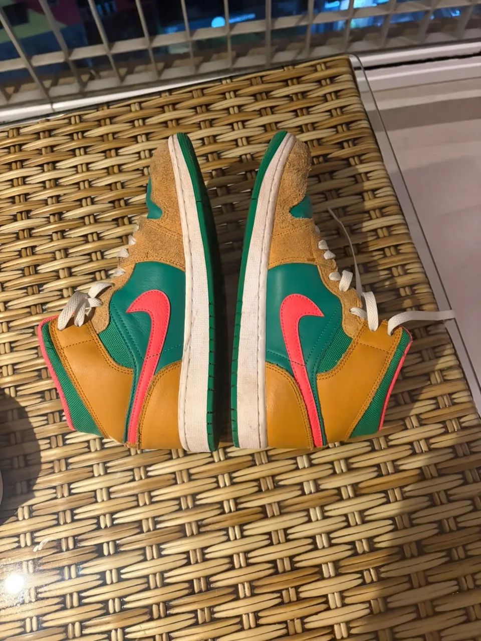 Nike Air Jordan 1 Mid (Wheat Watermelon) - Foto 4