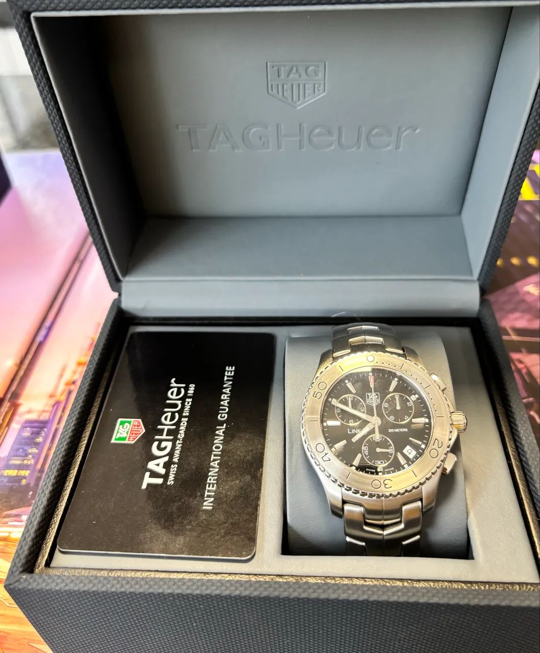 Relógio TAG Heuer Link Chronograph, 42 mm, Quartzo, ref.CJ1110 - Foto 3