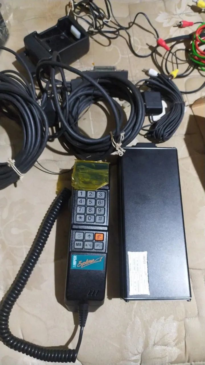 Telefone movel veicular vintage anos 80 na caixa novo - Foto 3