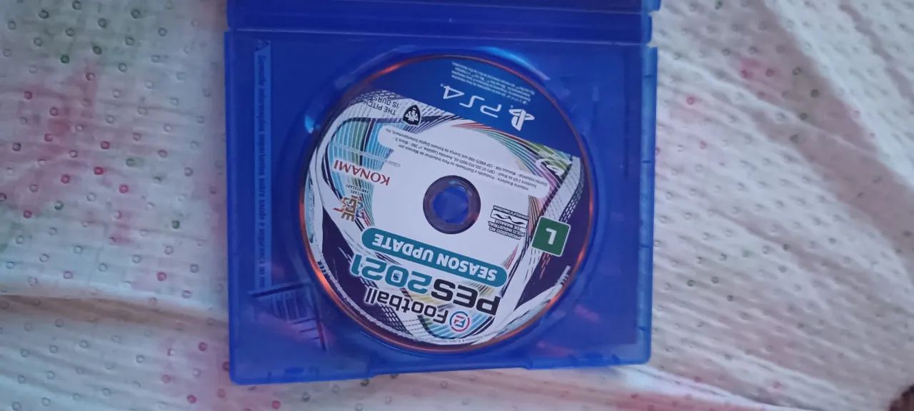 Vendo jogo pes 2021 do ps4 - Jogos de Vídeo Game - Bela Parnamirim