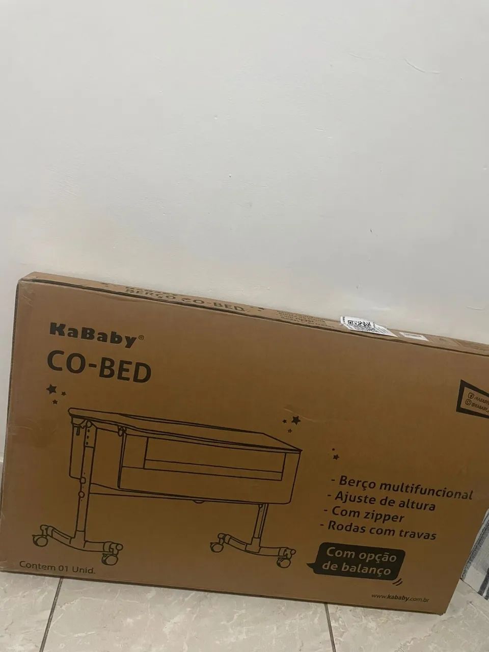 Berço Moisés portátil co-bed acopla na cama