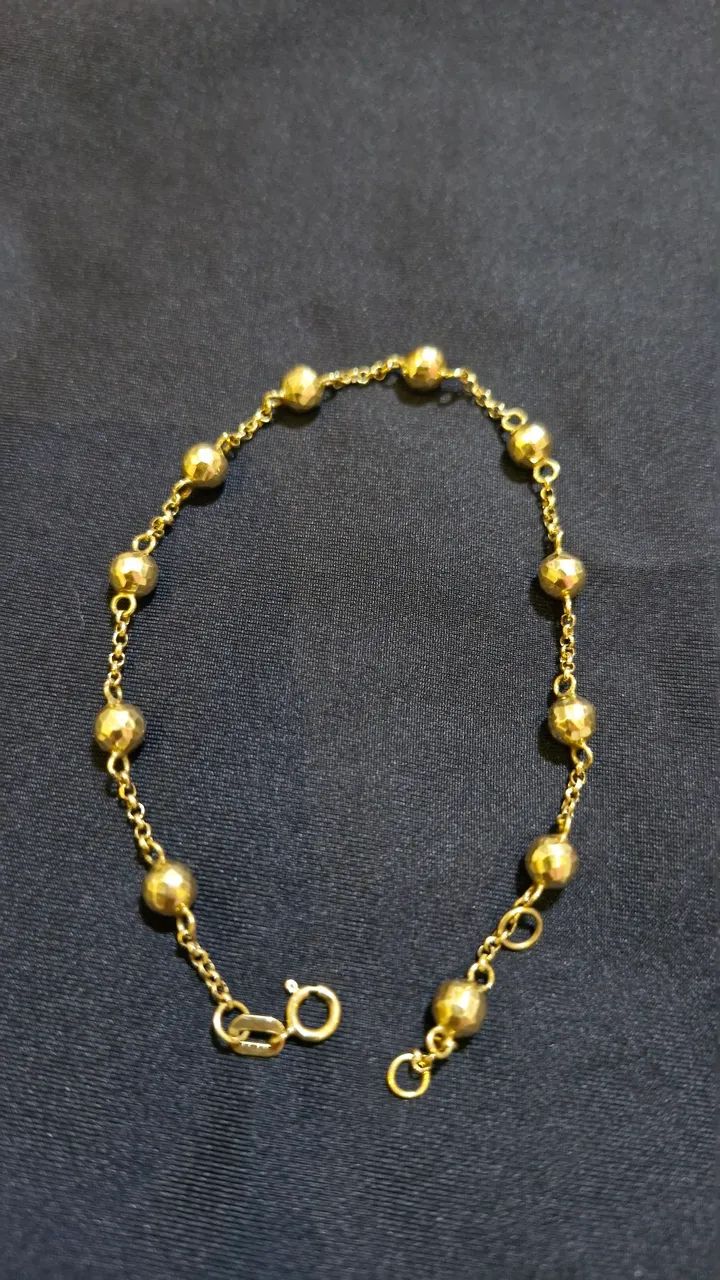 Pulseira feminina ouro 18k