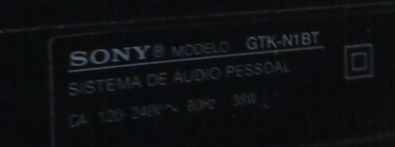 Vendo caixa de Som Sony impecável  - Foto 2