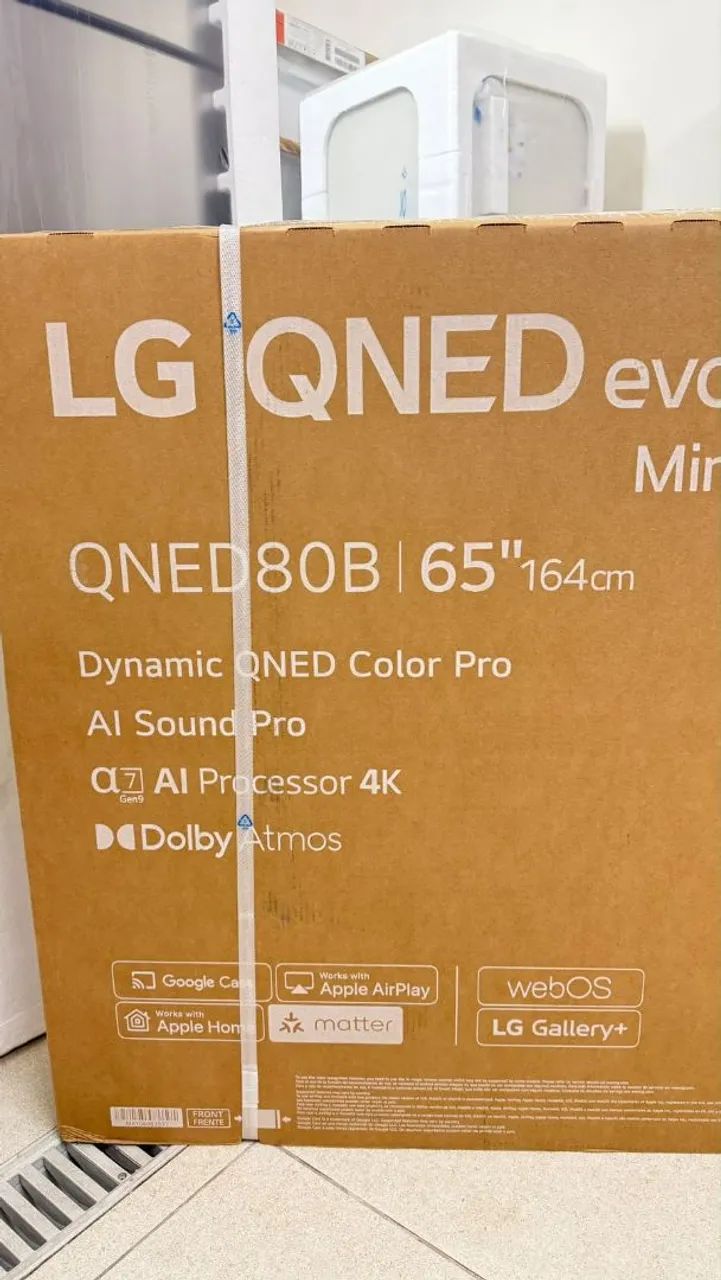 Smart TV LG QNED evo Mini LED AI 4K QNED80 65 polegadas 2026<br>