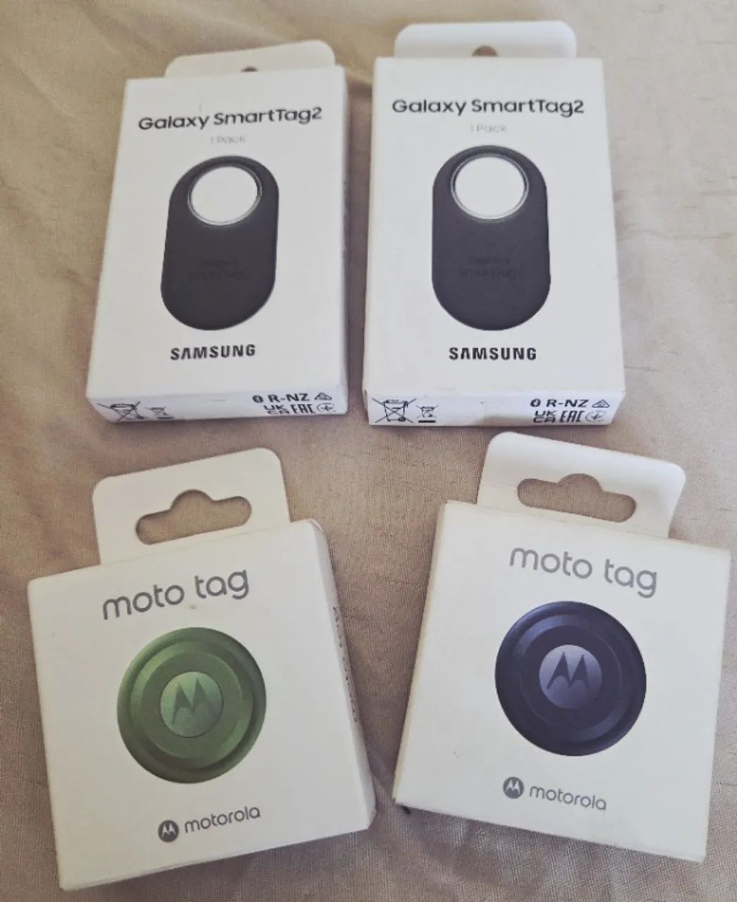 Rastreadores GPS Galaxy Smart Tag2 / Moto Tag, NFC, Bluetooth, Novos, Caixa, NF, Gar  - Foto 3