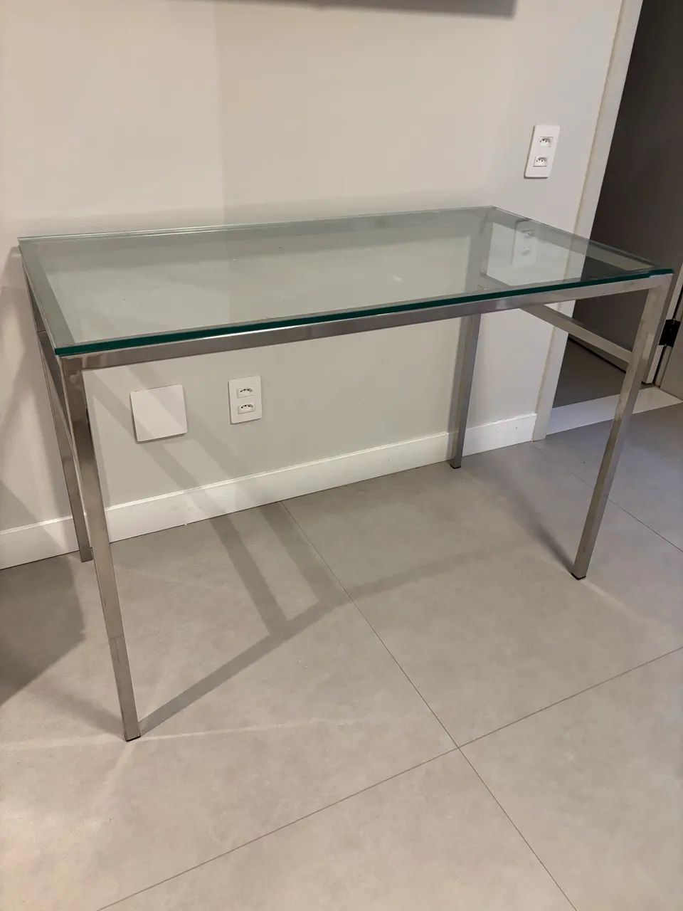 Mesa vidro / bancada / aparador 