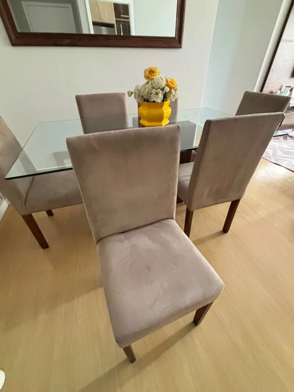 MESA DE JANTAR DE VIDRO - Foto 3