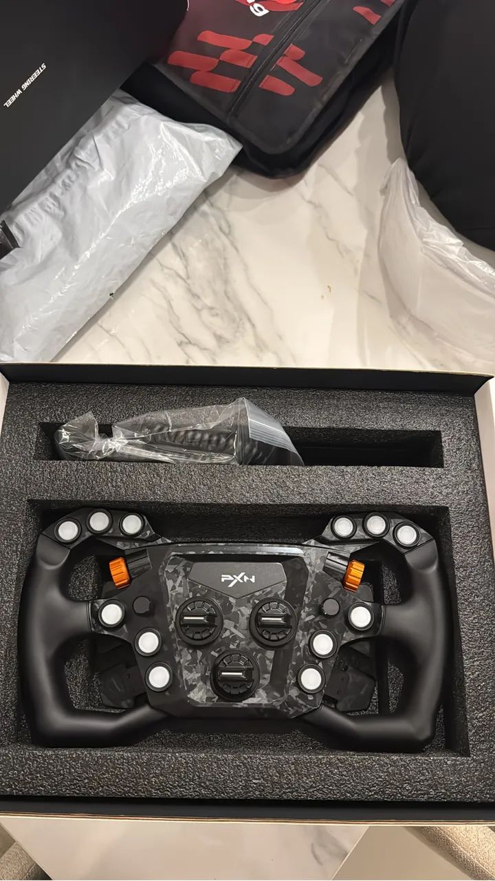 Kit moza r5 com volante pxn gt one  - Foto 2