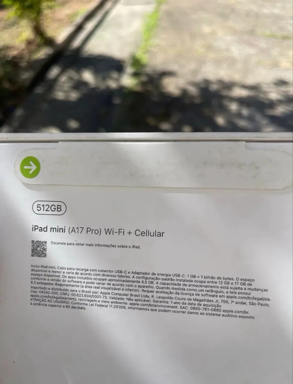 Lacrado - iPad Mini A17 Pro WiFi + Celular + SmartFolio - Foto 2