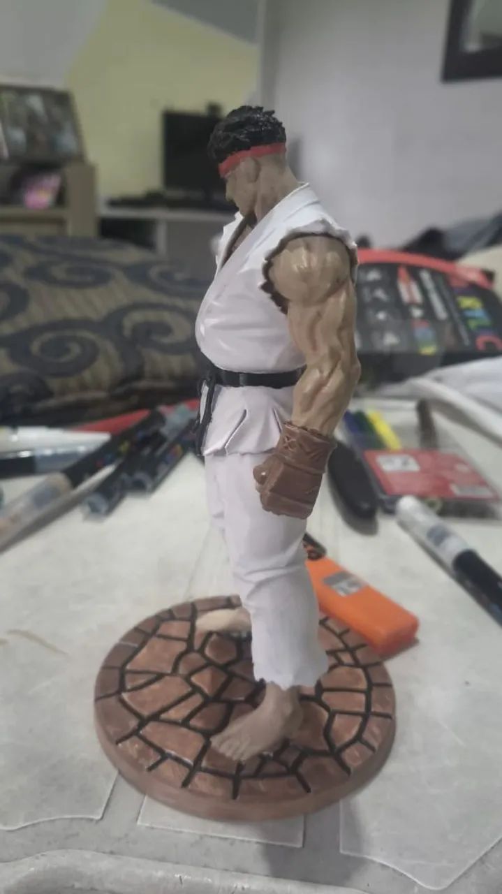Ryu peça nova feito 3D pintura a mão  - Foto 5