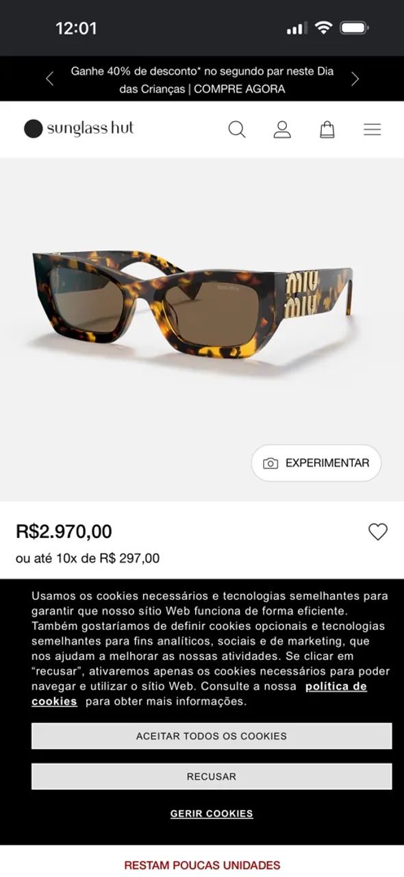 Óculos miu miu - Foto 5