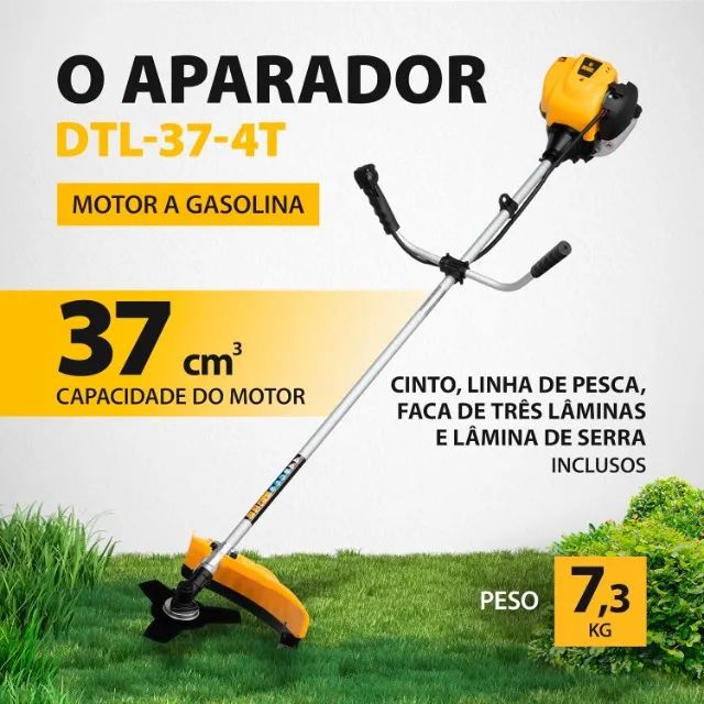 ROCADEIRA GASOLINA 4 TEMPOS 37 CC DENZEL ( NOVA) - Peças para