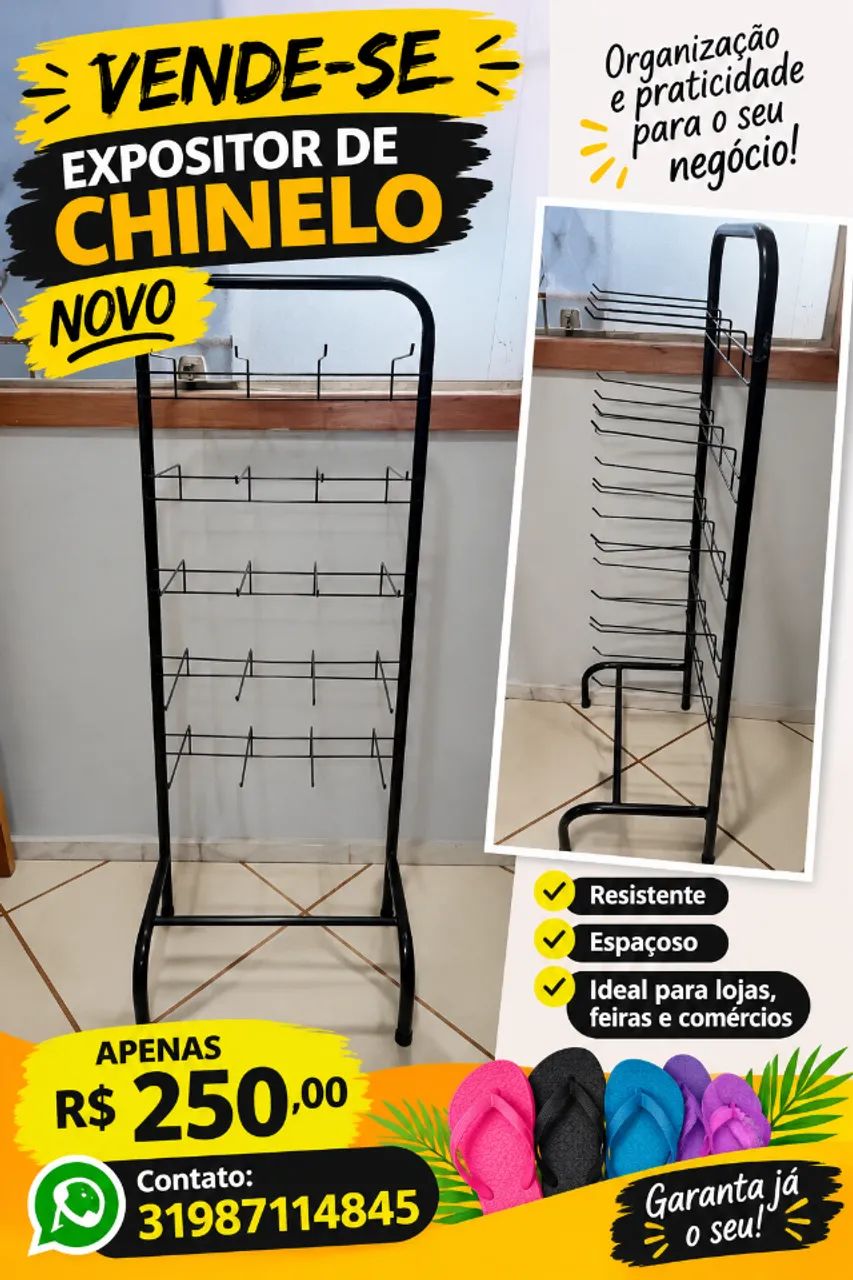 Expositor chinelo 