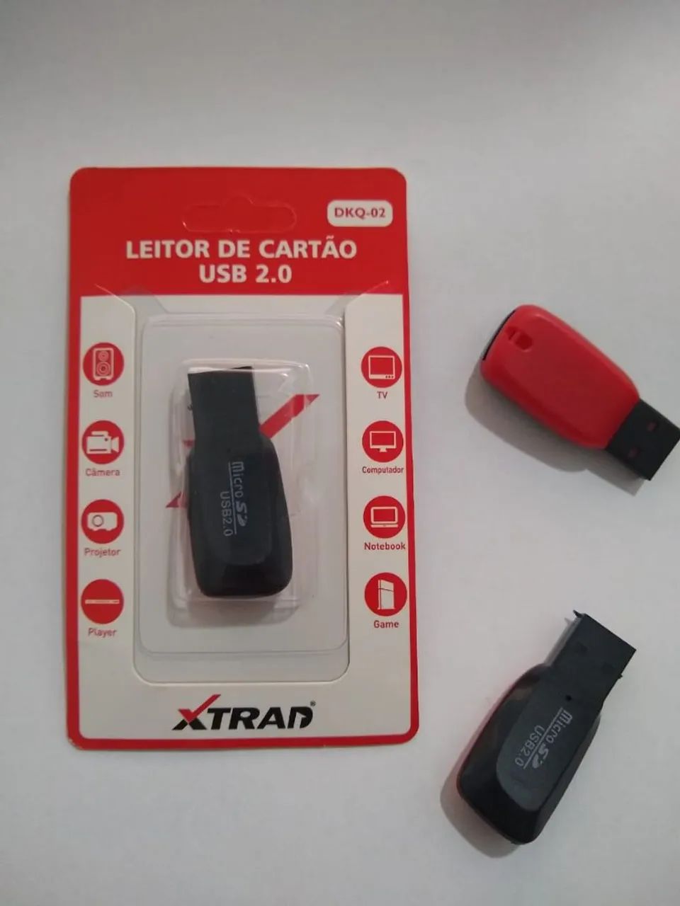 Leitor de Cartão SD USB Xtrad - Foto 2